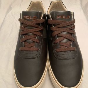 Polo Ralph Lauren Hanford leather fashion sneaker